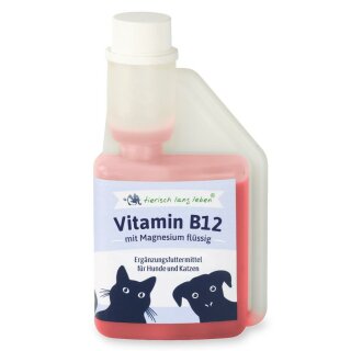 Vitamin B12 mit Magnesium flüssig 250 ml für Hund & Katze